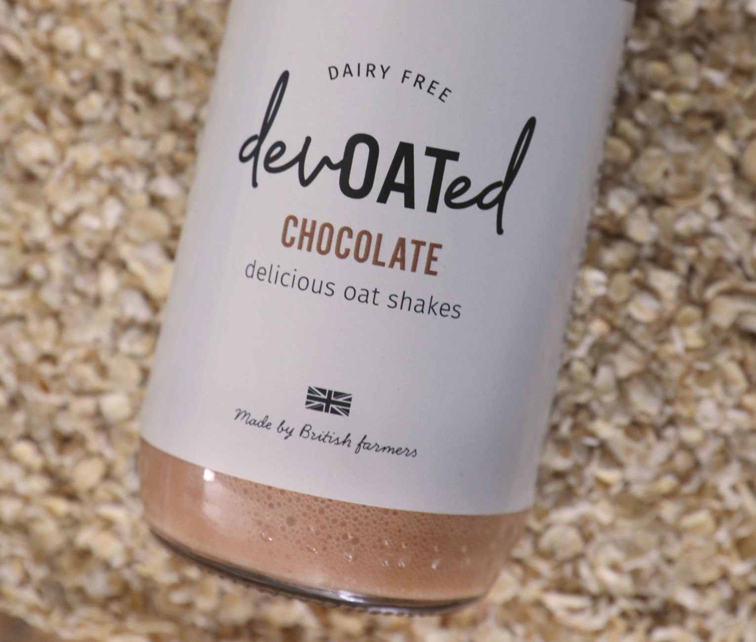 Devoated chocolate shake